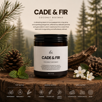 Cade & Fir Coconut Beeswax Candle