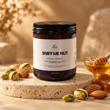 Sniff Me Nut Coconut Beeswax Candle