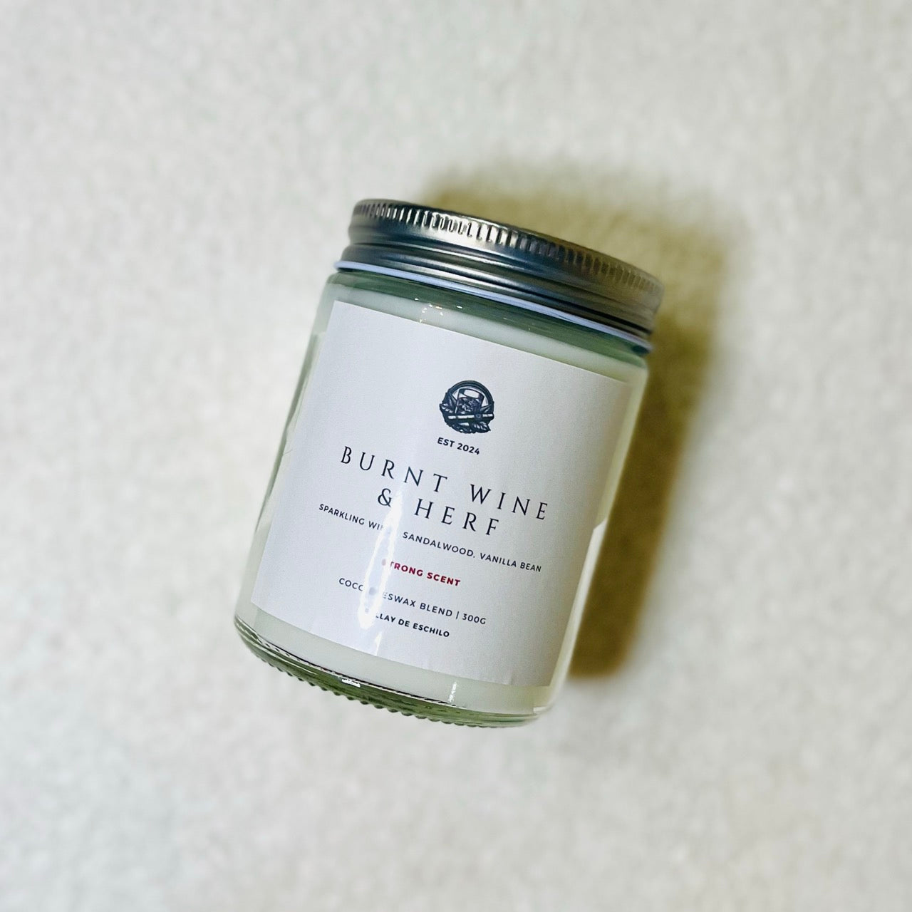 Ballay de Eschilo's 300G Coco Beeswax Scented Candle