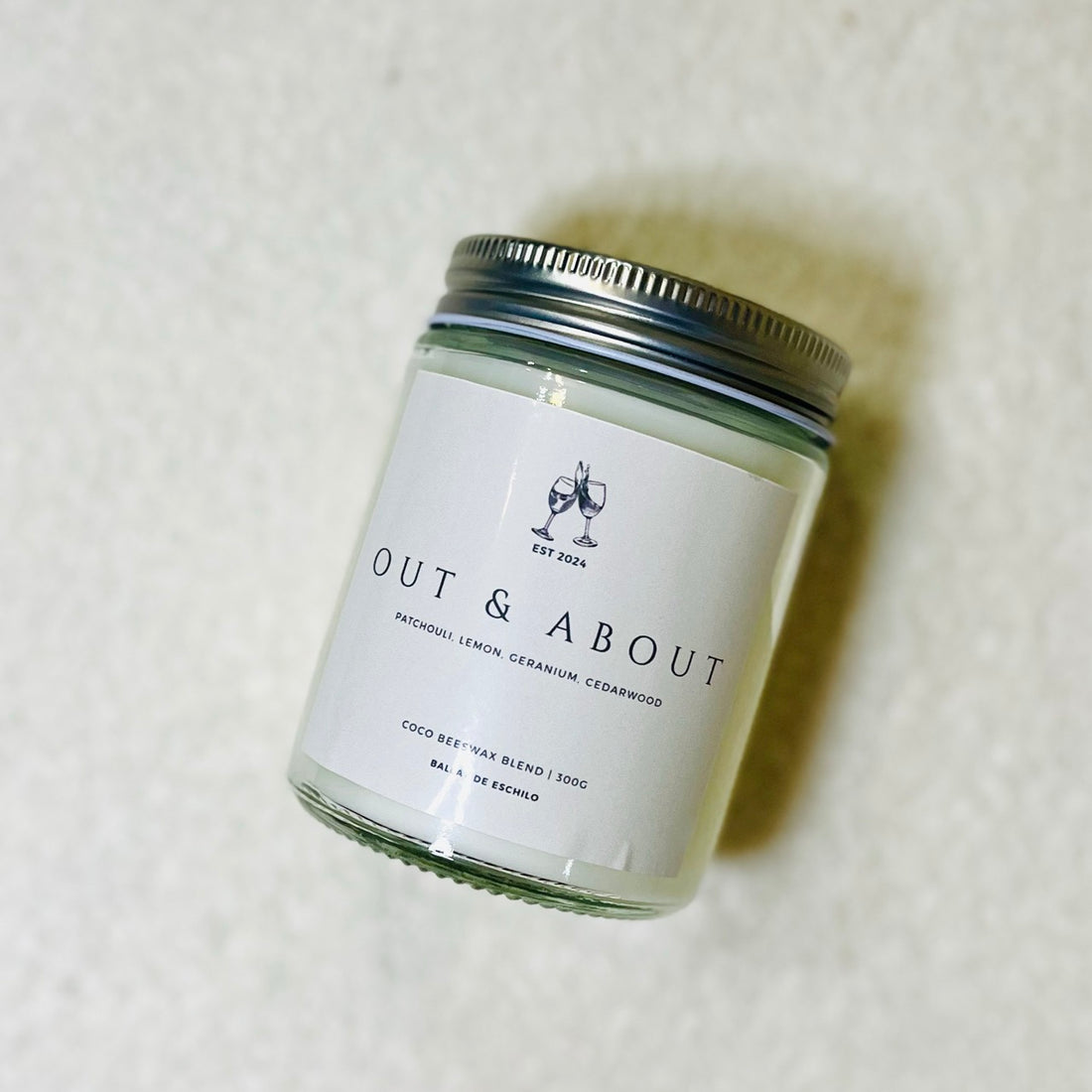Ballay de Eschilo's 300G Coco Beeswax Scented Candle