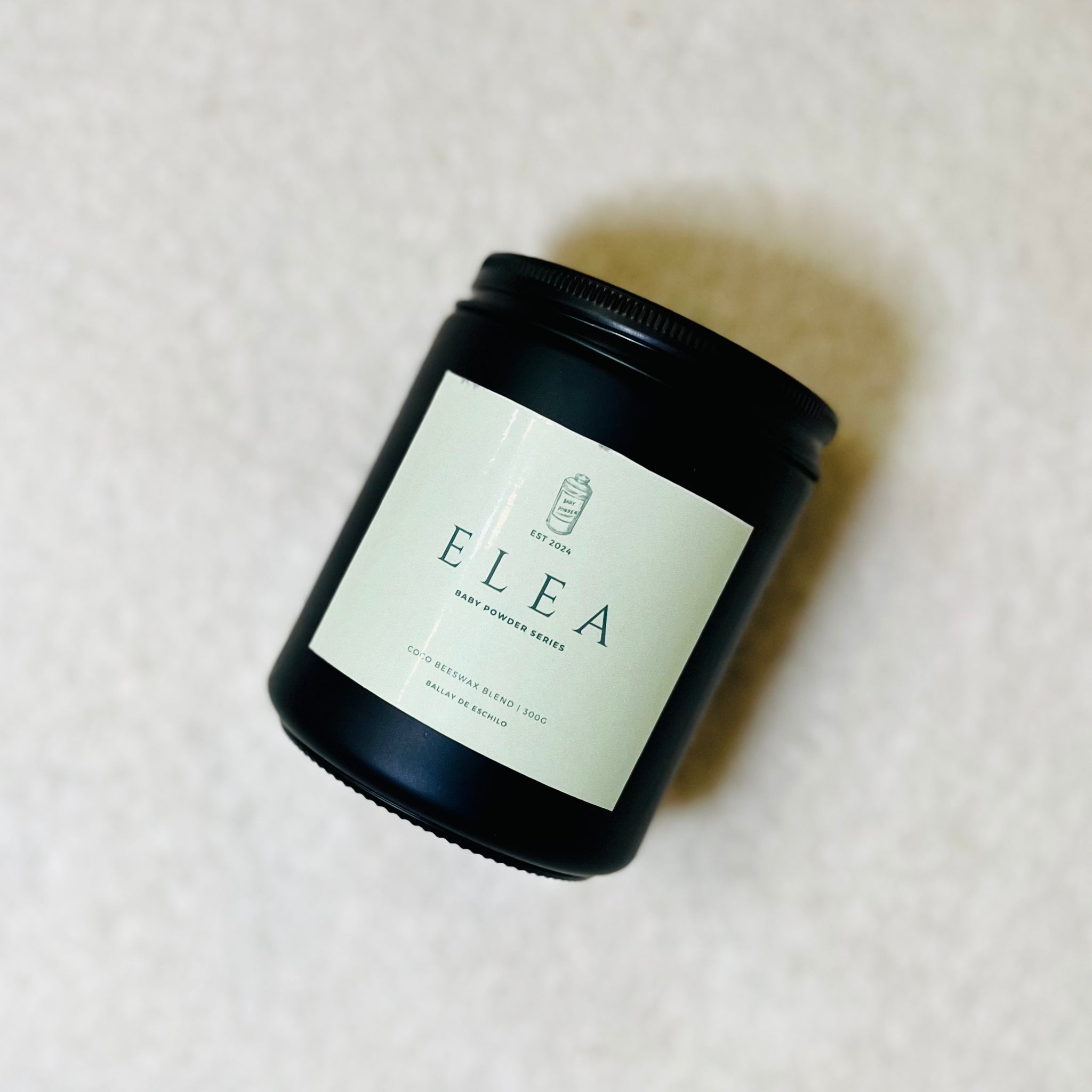Ballay de Eschilo's 200g Coconut Beeswax Scented Candle