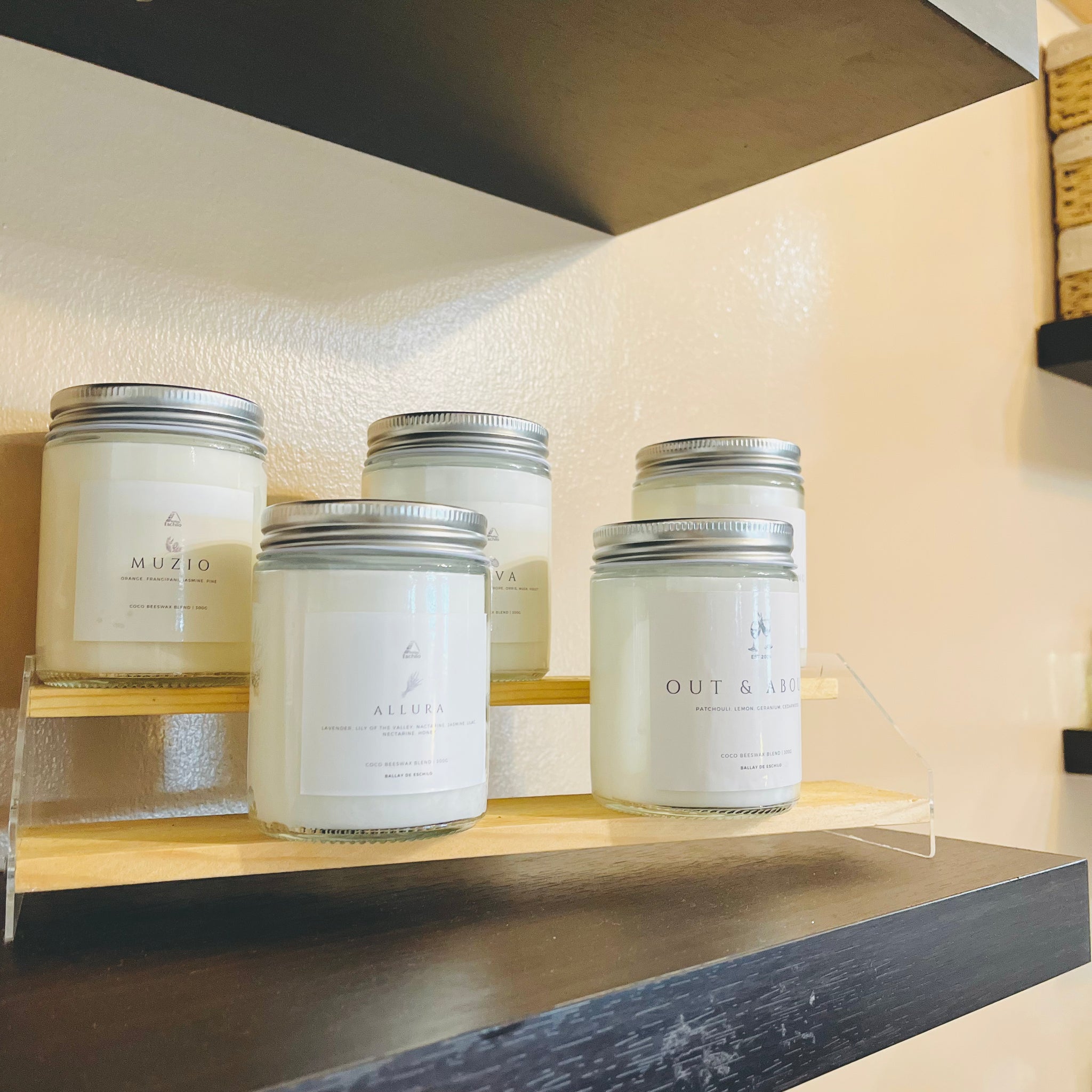 Ballay de Eschilo's 300G Coco Beeswax Scented Candle