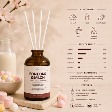 Bon Bon's & Milch 3-in-1 Scent Diffuser